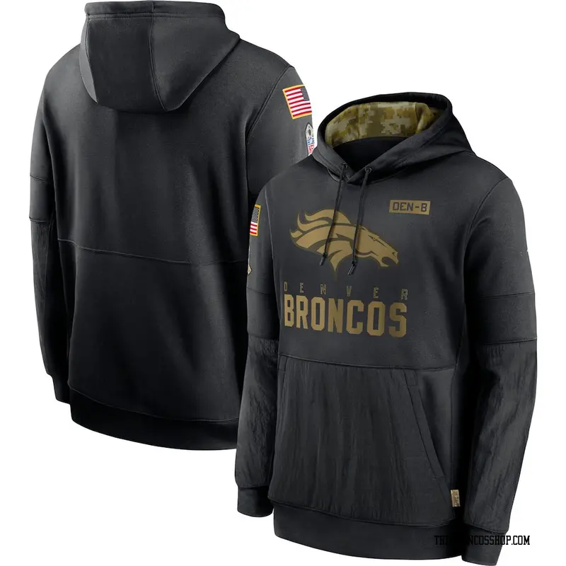 Men's Denver Broncos Nike Tan 2019 Salute to Service Sideline Performance  Long Sleeve Shirt