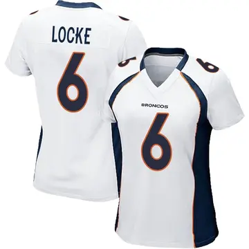 Women's Denver Broncos P.J. Locke Nike Orange Game Player