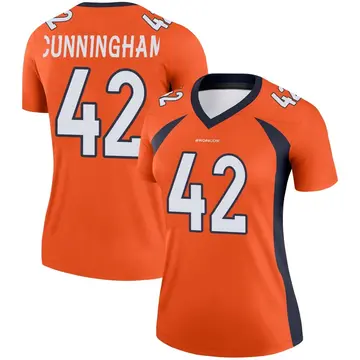 Women's Denver Broncos Zach Cunningham Orange Legend Jersey By Nike