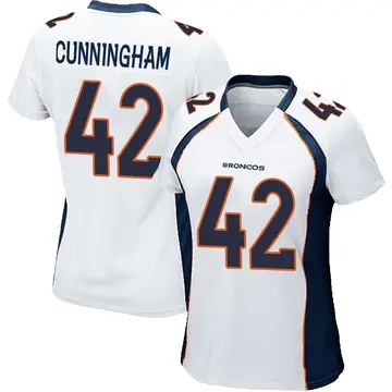 Women's Denver Broncos Zach Cunningham White Game Jersey By Nike