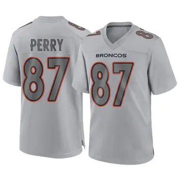 Youth Denver Broncos A.T. Perry Gray Game Atmosphere Fashion Jersey By Nike