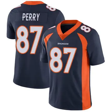 Youth Denver Broncos A.T. Perry Navy Limited Vapor Untouchable Jersey By Nike