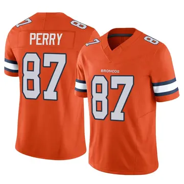 Youth Denver Broncos A.T. Perry Orange Limited Vapor F.U.S.E. Jersey By Nike