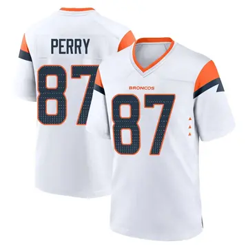 Youth Denver Broncos A.T. Perry White Game 2nd Jersey By Nike