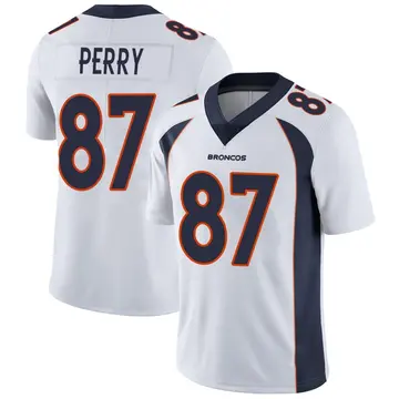 Youth Denver Broncos A.T. Perry White Limited Vapor Untouchable Jersey By Nike