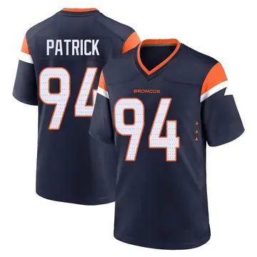 Youth Denver Broncos Aaron Patrick Navy Game Alternate Jersey By Nike