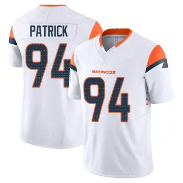 Youth Denver Broncos Aaron Patrick White Limited Vapor F.U.S.E. Jersey By Nike