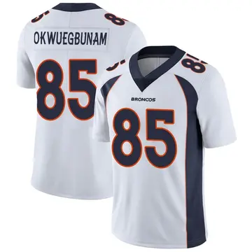 Denver Broncos Albert Okwuegbunam White City Edition Vapor Limited Jersey -  Dingeas