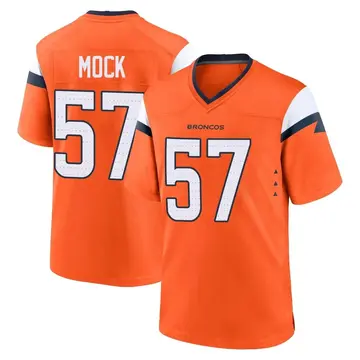 Youth Denver Broncos Alec Mock Orange Game Jersey By Nike