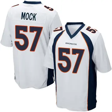 Youth Denver Broncos Alec Mock White Game Jersey By Nike