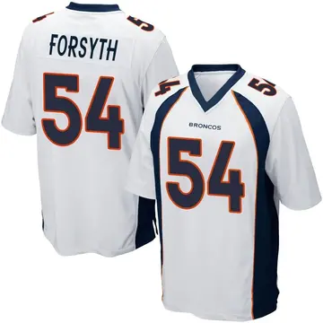 Youth Denver Broncos Alex Forsyth White Game Jersey By Nike