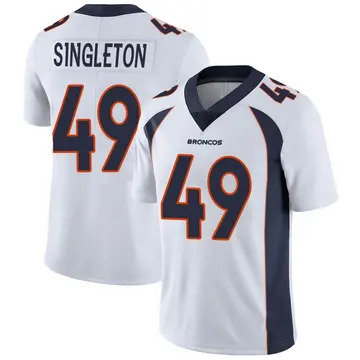 Youth Denver Broncos Alex Singleton White Limited Vapor Untouchable Jersey By Nike