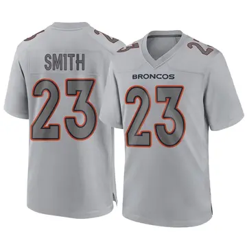 Youth Denver Broncos Andre Smith Gray Game Atmosphere Fashion Jersey By Nike