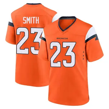 Youth Denver Broncos Andre Smith Orange Game Jersey By Nike