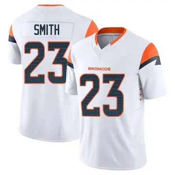 Youth Denver Broncos Andre Smith White Limited Vapor F.U.S.E. Jersey By Nike