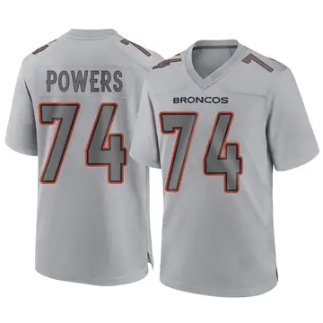 Youth Denver Broncos Ben Powers Gray Game Atmosphere Fashion Jersey By Nike