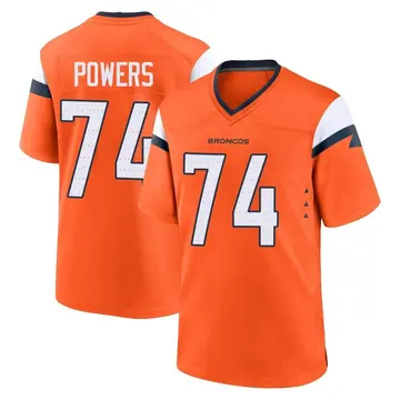 Youth Denver Broncos Ben Powers Orange Game Jersey By Nike