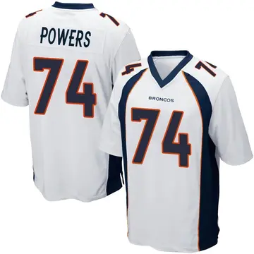 Youth Denver Broncos Ben Powers White Game Jersey By Nike