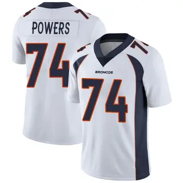 Youth Denver Broncos Ben Powers White Limited Vapor Untouchable Jersey By Nike