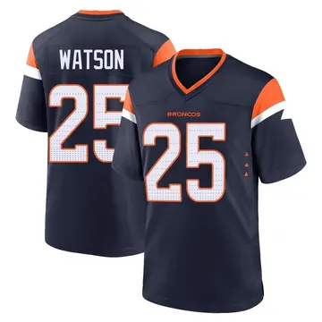 Youth Denver Broncos Blake Watson Navy Game Alternate Jersey By Nike