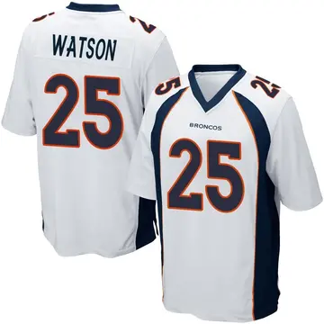 Youth Denver Broncos Blake Watson White Game Jersey By Nike