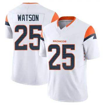 Youth Denver Broncos Blake Watson White Limited Vapor F.U.S.E. Jersey By Nike