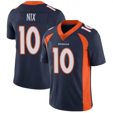 Youth Denver Broncos Bo Nix Navy Limited Vapor Untouchable Jersey By Nike