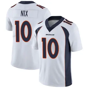 Youth Denver Broncos Bo Nix White Limited Vapor Untouchable Jersey By Nike