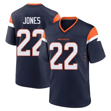 Youth Denver Broncos Brandon Jones Navy Game Alternate Jersey By Nike