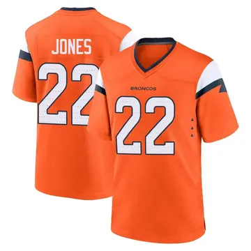 Youth Denver Broncos Brandon Jones Orange Game Jersey By Nike