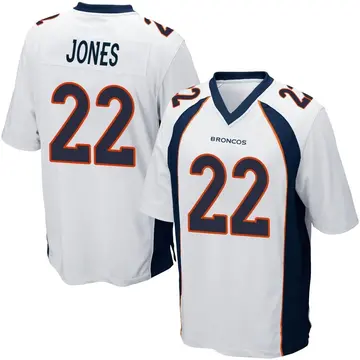 Youth Denver Broncos Brandon Jones White Game Jersey By Nike