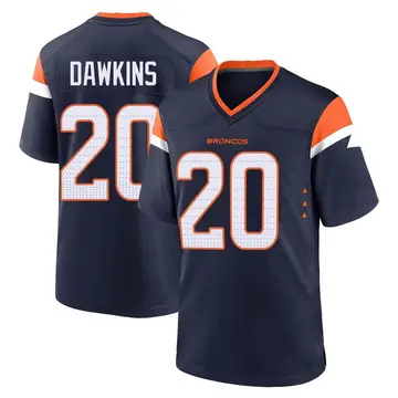 Youth Denver Broncos Brian Dawkins Navy Game Alternate Jersey By Nike