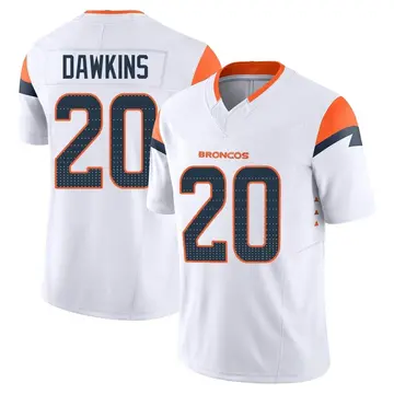 Youth Denver Broncos Brian Dawkins White Limited Vapor F.U.S.E. Jersey By Nike