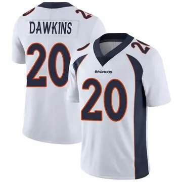 Youth Denver Broncos Brian Dawkins White Limited Vapor Untouchable Jersey By Nike