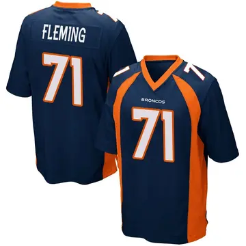 Youth Denver Broncos Cam Fleming Navy Blue Game Alternate Jersey By Nike