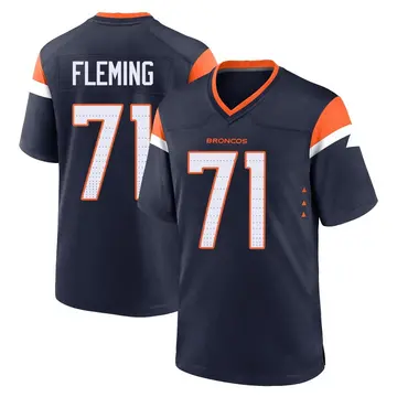 Youth Denver Broncos Cam Fleming Navy Game Alternate Jersey By Nike