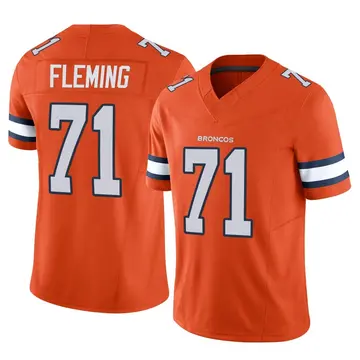 Youth Denver Broncos Cam Fleming Orange Limited Vapor F.U.S.E. Jersey By Nike