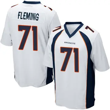 Youth Denver Broncos Cam Fleming White Game Jersey By Nike