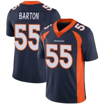 Youth Denver Broncos Cody Barton Navy Limited Vapor Untouchable Jersey By Nike