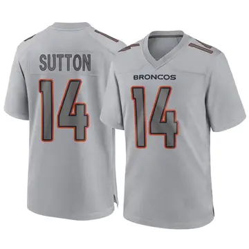 Youth Denver Broncos Courtland Sutton Gray Game Atmosphere Fashion Jersey By Nike