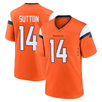 Youth Denver Broncos Courtland Sutton Orange Game Jersey By Nike