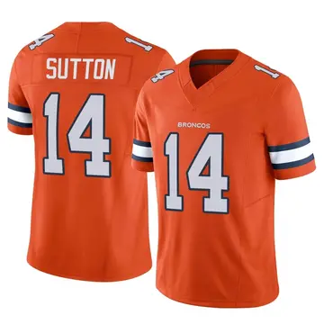 Youth Denver Broncos Courtland Sutton Orange Limited Vapor F.U.S.E. Jersey By Nike