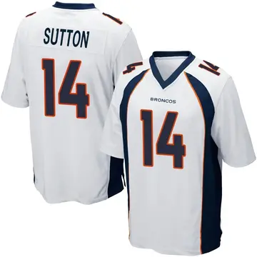 Youth Denver Broncos Courtland Sutton White Game Jersey By Nike