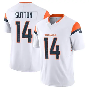 Youth Denver Broncos Courtland Sutton White Limited Vapor F.U.S.E. Jersey By Nike