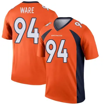 Luke Wattenberg Men's Nike Orange Denver Broncos Vapor Untouchable Custom Elite Jersey