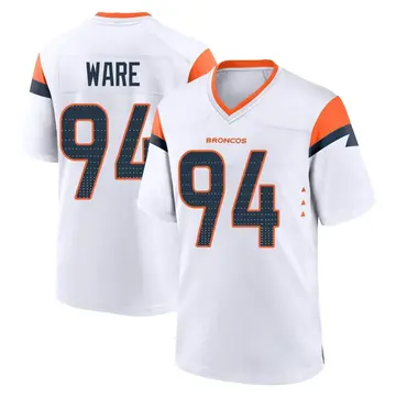 Youth Denver Broncos DeMarcus Ware White Game 2nd Jersey By Nike