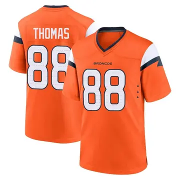 Youth Denver Broncos Demaryius Thomas Orange Game Jersey By Nike