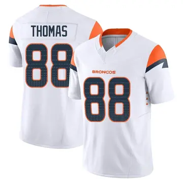 Youth Denver Broncos Demaryius Thomas White Limited Vapor F.U.S.E. Jersey By Nike