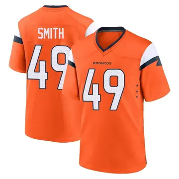 Youth Denver Broncos Dennis Smith Orange Game Jersey By Nike