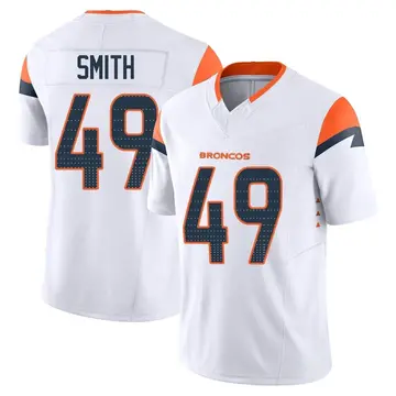 Youth Denver Broncos Dennis Smith White Limited Vapor F.U.S.E. Jersey By Nike